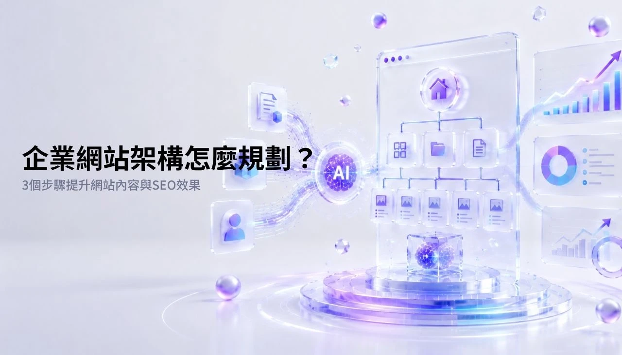 企業網站架構怎麼規劃？3個步驟提升網站內容與SEO效果