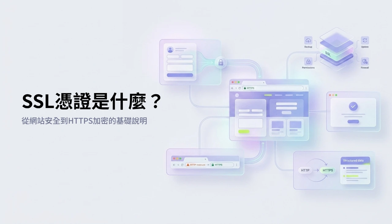 SSL憑證是什麼？從網站安全到HTTPS加密的基礎說明