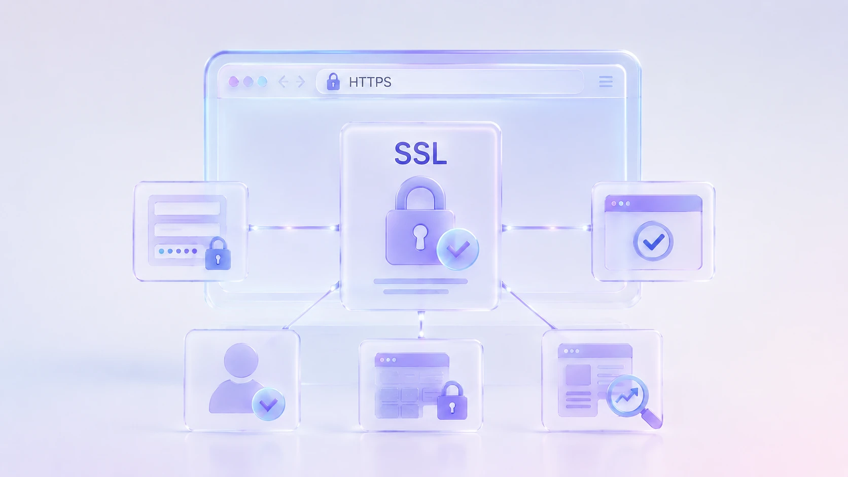 SSL憑證可保護表單傳送資料、減少瀏覽器安全警示、提升使用者信任、強化網站資安基礎並支援搜尋引擎友善度 SSL憑證用途可以保護表單、減少安全警示並強化網站資安